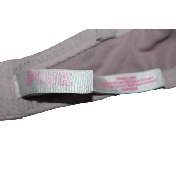 Womens PINK Victoria's Secret Wear Everywhere Lightest Lined Light Pink Bra 36DD - Picture 4 of 9